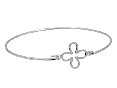 Auswechselbares Starres Armband, 17,50 Cm, 925er Silber - Standard Bild - 5