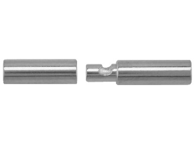 Bajonettverschluss 3,5 Mm, Silber 925 - Standard Bild - 2