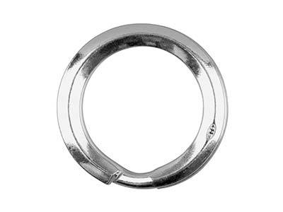 Schlüsselanhänger 24 Mm, 925er Silber - Standard Bild - 2