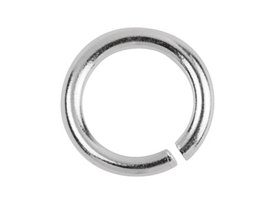 Biegering Aus Sterlingsilber, Leicht, 2,5 mm, 1,4 g/100 stück - Standard Bild - 1