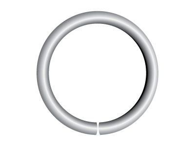 Leichter Endring 6 Mm, Silber 925 - Standard Bild - 2