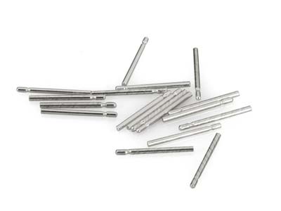 Stift Für Ohrstecker 9,5 X 0,8 Mm, 925er Silber, Packung Mit 10 Paaren - Standard Bild - 2