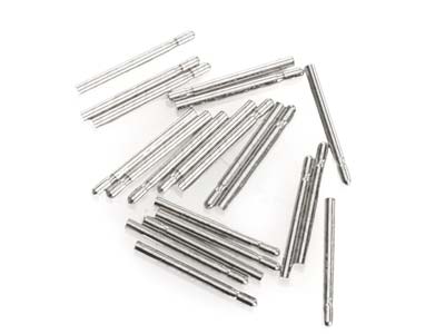 Stengel Für Ohrring-verschluss 11,1x 0,80 Mm, 925er Silber, Beutel 10 Paar - Standard Bild - 2