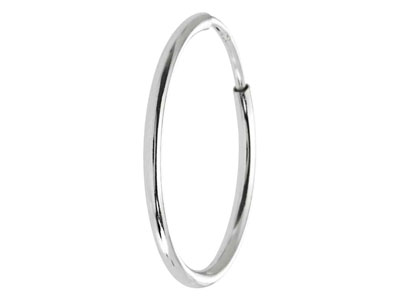 Creolen 16 Mm, 925er Silber, Pro Paar - Standard Bild - 4