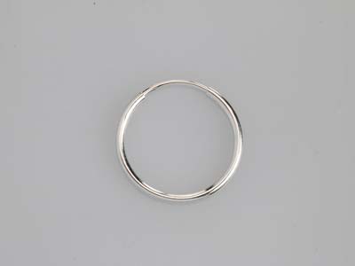 Creolen 16 Mm, 925er Silber, Pro Paar - Standard Bild - 5