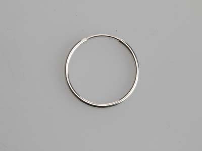 Kreolen 20 Mm, 925 Silber, Pro Paar - Standard Bild - 5