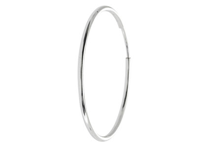Creole 30 Mm, 925er Silber, Das Paar - Standard Bild - 4