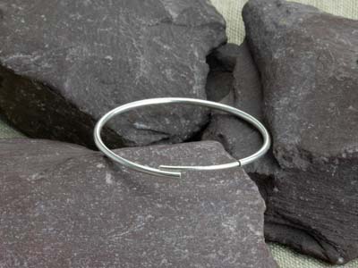 Creole 30 Mm, 925er Silber, Das Paar - Standard Bild - 8