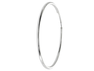 Kreolen 38 Mm, 925er Silber, Pro Paar - Standard Bild - 4