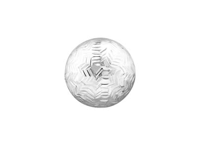 Kugelstab 6 Mm, Chevron, Silber 925 - Standard Bild - 2