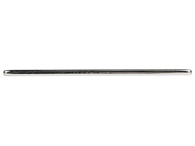 Rechteckige Bar Mit Einem Loch, 30x5 Mm, Silber 925 - Standard Bild - 2