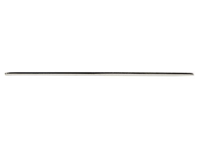 Rechteckiger Barren Mit Zwei Löchern, 40 X 6 Mm, Silber 925 - Standard Bild - 2