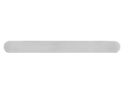 Armreif-prägestempelrohlinge Aus Sterlingsilber, 150 x 15 mm - Standard Bild - 1