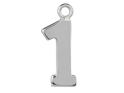 Anhänger Zahl 1, Silber 925