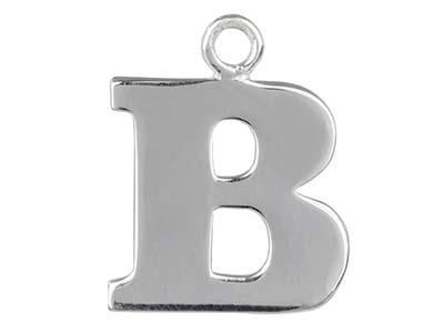 Anhänger Buchstabe B, Silber 925