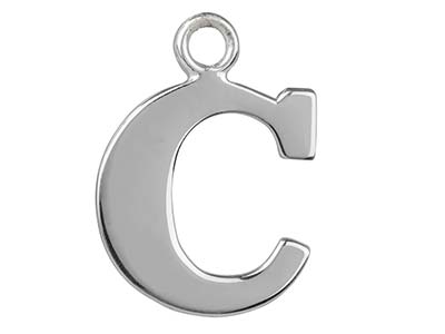 Anhänger Buchstabe C, Silber 925