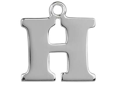 Anhänger Buchstabe H, Silber 925