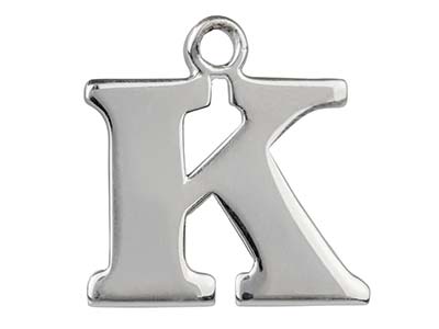 Anhänger Buchstabe K, Silber 925