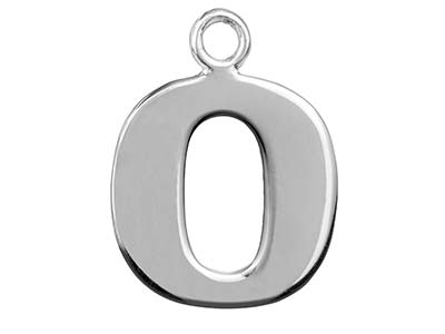 Anhänger-Buchstabe-O,-Silber-925