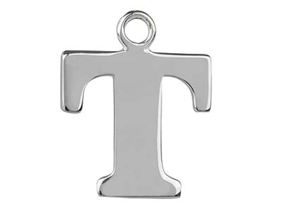 Anhänger Buchstabe T, Silber 925