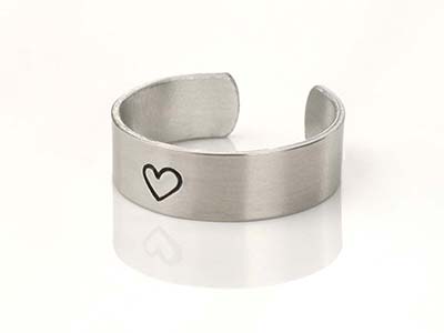 Rohling Ring 6 X 57 Mm, Silber 925 - Standard Bild - 2