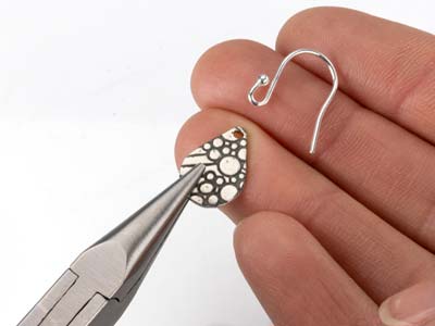 Drahthaken Mit Kugel, Silber 925,beutel Mit 10 Paaren - Standard Bild - 4