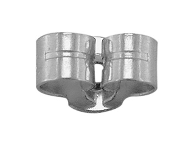 Ohrring-verschluss Schmetterling, Silber 925, Beutel Mit 10 Paaren - Standard Bild - 2