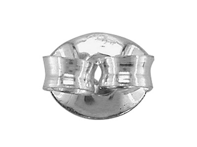 Leichte Ohrstecker-rückseite, 925ersilber, Beutel Mit 10 Paaren - Standard Bild - 2