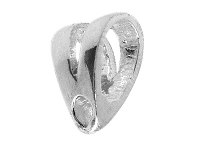 Bail 3 X 5 Mm, Silber 925 Poliert - Standard Bild - 1