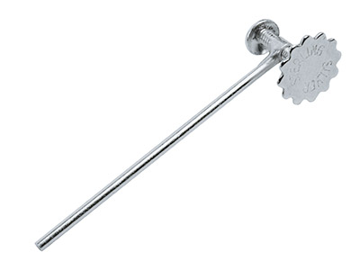 System Für Ungepiercte Ohren, Gerader Stab, 925er Silber, Pro Stück