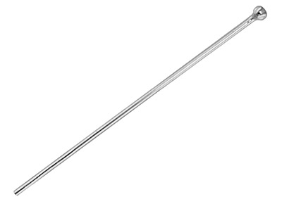 Stecknadel, Sterlingsilber, 75 mm, Perle 2 mm, 20er-pack - Standard Bild - 1