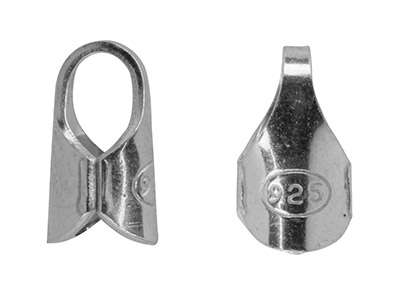 Kettenende Aus Sterlingsilber, Rund, 10er-pack, Innendurchmesser 3 MM