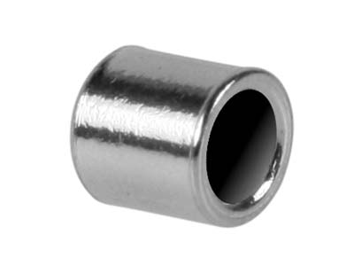 Schlichte Beadalon-quetschröhren Aus Sterlingsilber, 12er Pack, Innendurchmesser 1,3 mm, Dicke 2 mm - Standard Bild - 1