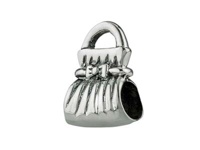 Charm-bead, Motiv Handtaschen-anhänger 13,30mm, 925 Silber - Standard Bild - 2