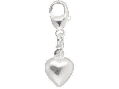 Herz Charm, Silber 925