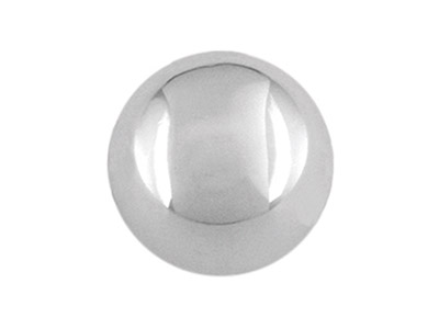 Hohlkugel Ohne Loch 8 Mm, Silber 925 - Standard Bild - 1