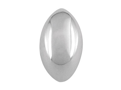 Flache Runde Zwischenperle 5,6 X 3,6 Mm, Silber 925, Beutel Mit 10 Stück - Standard Bild - 2