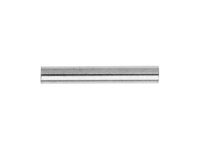 Schlichte Rundrohrperle Aus Sterlingsilber, 10x1,5mm, Lochdurchmesser 0,8mm, 25er-pack