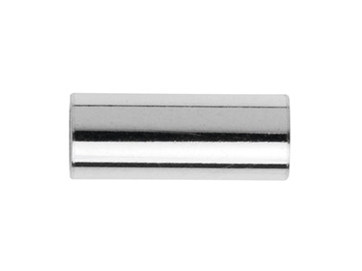 Röhren-zwischenstück 10 X 4 Mm, Silber 925, Beutel Mit 25 Stück - Standard Bild - 2