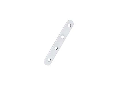 St Sil 4 Hole Pearl Spacer 16mm Pk 10 - Standard Bild - 1