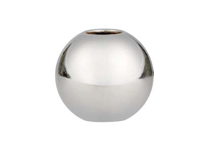 Runde Perle Aus Sterlingsilber, Silikon-stopper, 10mm