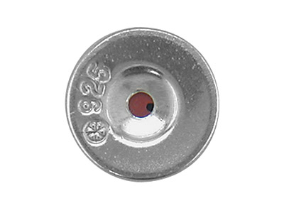 Endstück Für Ohrringstäbe, 925er Silber, Beutel Mit 3 Paaren - Standard Bild - 3