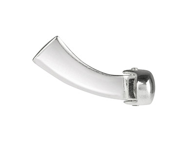 Manschettenknopfsystem Ovale Silber925,pro Stück - Standard Bild - 5