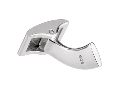 Rechteckiges Manschettensystem, Silber925, Pro Stück - Standard Bild - 2