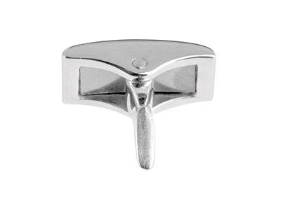 Rechteckiges Manschettensystem, Silber925, Pro Stück - Standard Bild - 4