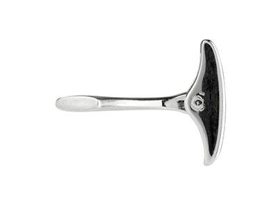 Rechteckiges Manschettensystem, Silber925, Pro Stück - Standard Bild - 6