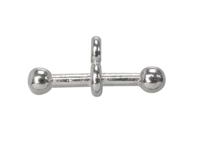 Manschettenknopf 17 X 2,4 Mm, Silber 925, Pro Stück