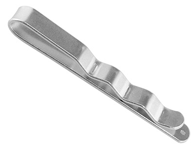 Krawattenclip Aus Sterlingsilber, 50x4mm, Schmal, Ohne Punzierung, 100  Recyceltes Silber