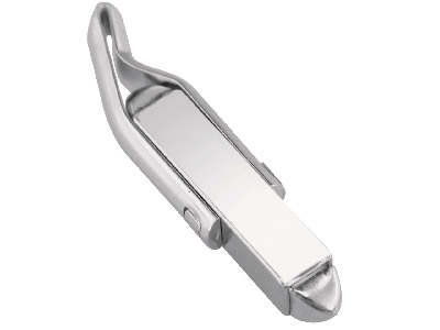 Schwerer Manschettenknopf, Sterlingsilber, Pro Stück 100  Recyceltes Silber
