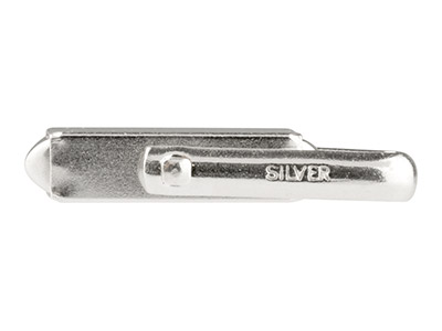 Manschettenknopfsystem, Silber 925.ref.07558, Pro Stück 100 % Recyceltes Silber - Standard Bild - 3